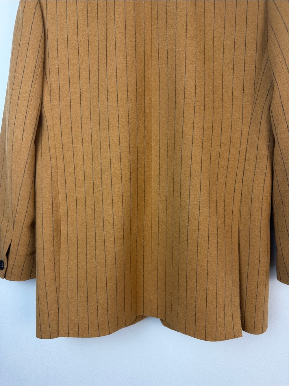 Madewell Bella Pinstripe Blazer Oversized Fit Size 4 Italian Wool Blend Office - Picture 11 of 16